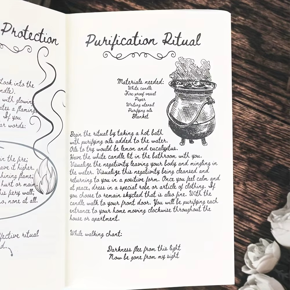Old Witch Spell Book Spellbook Bundle Spells Witchcraft Magic Witch Wizard