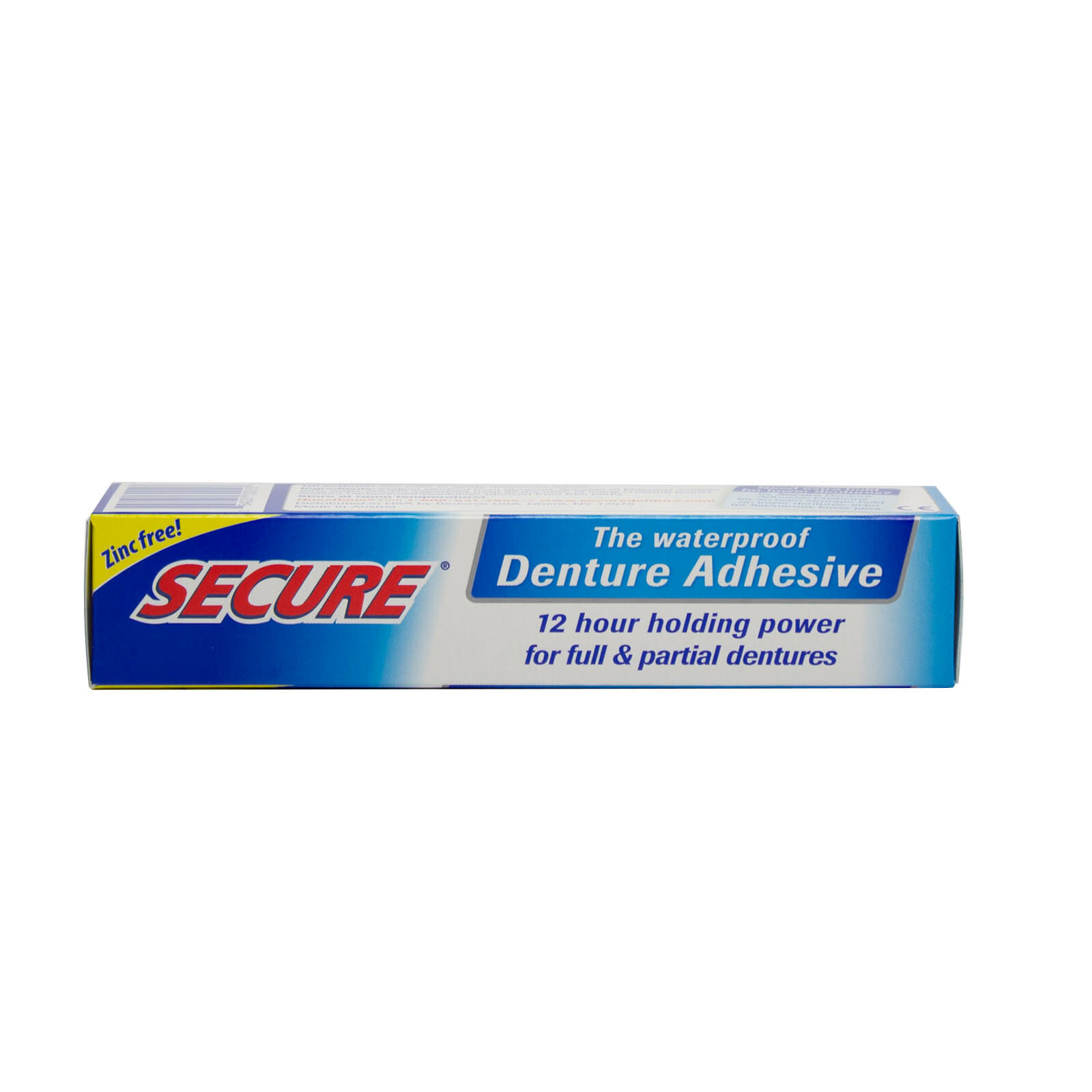 Secure Denture Adhesive Waterproof 1.4 oz FRESH MADE IN USA FREE SHIPPING