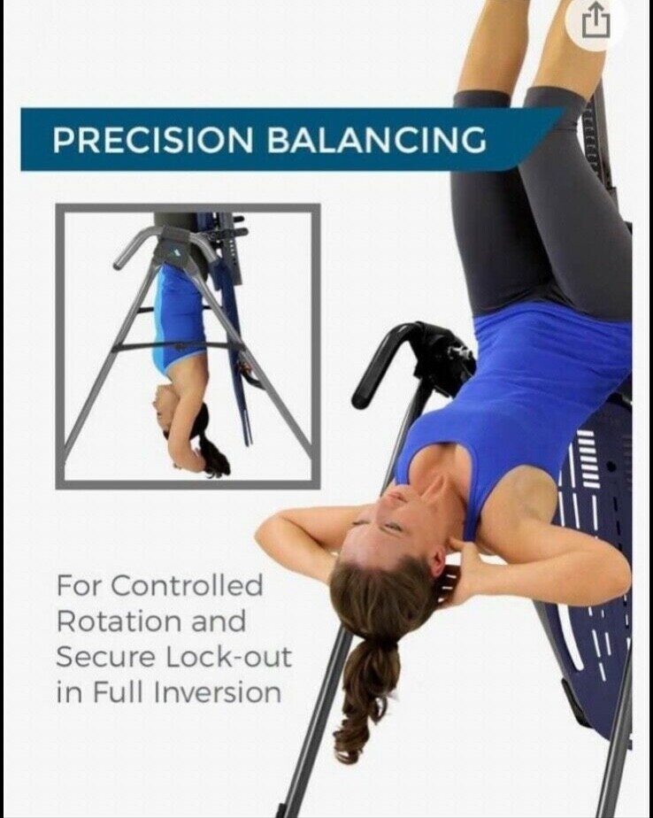 Teeter Inversion Table For Back Pain & Pressure Point Exercise