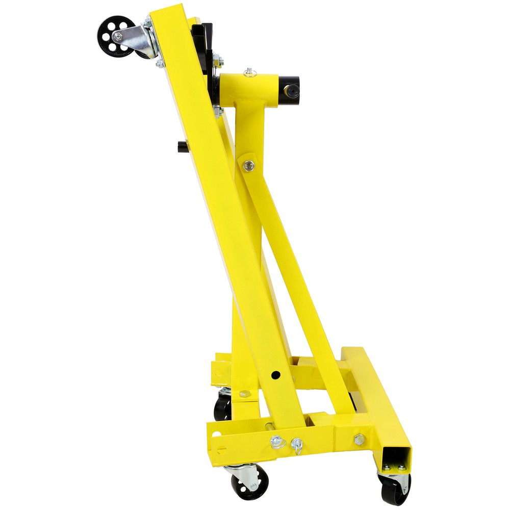 Folding Engine Stand 2000LBS Capacity Motor Hoist 360 Degree Adjustable Mounting