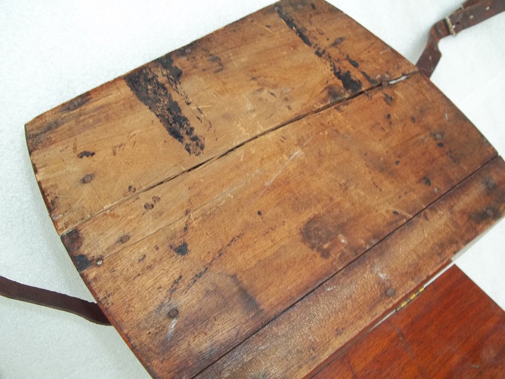 Antique Marine Chronometer Guard Case - Split Lid