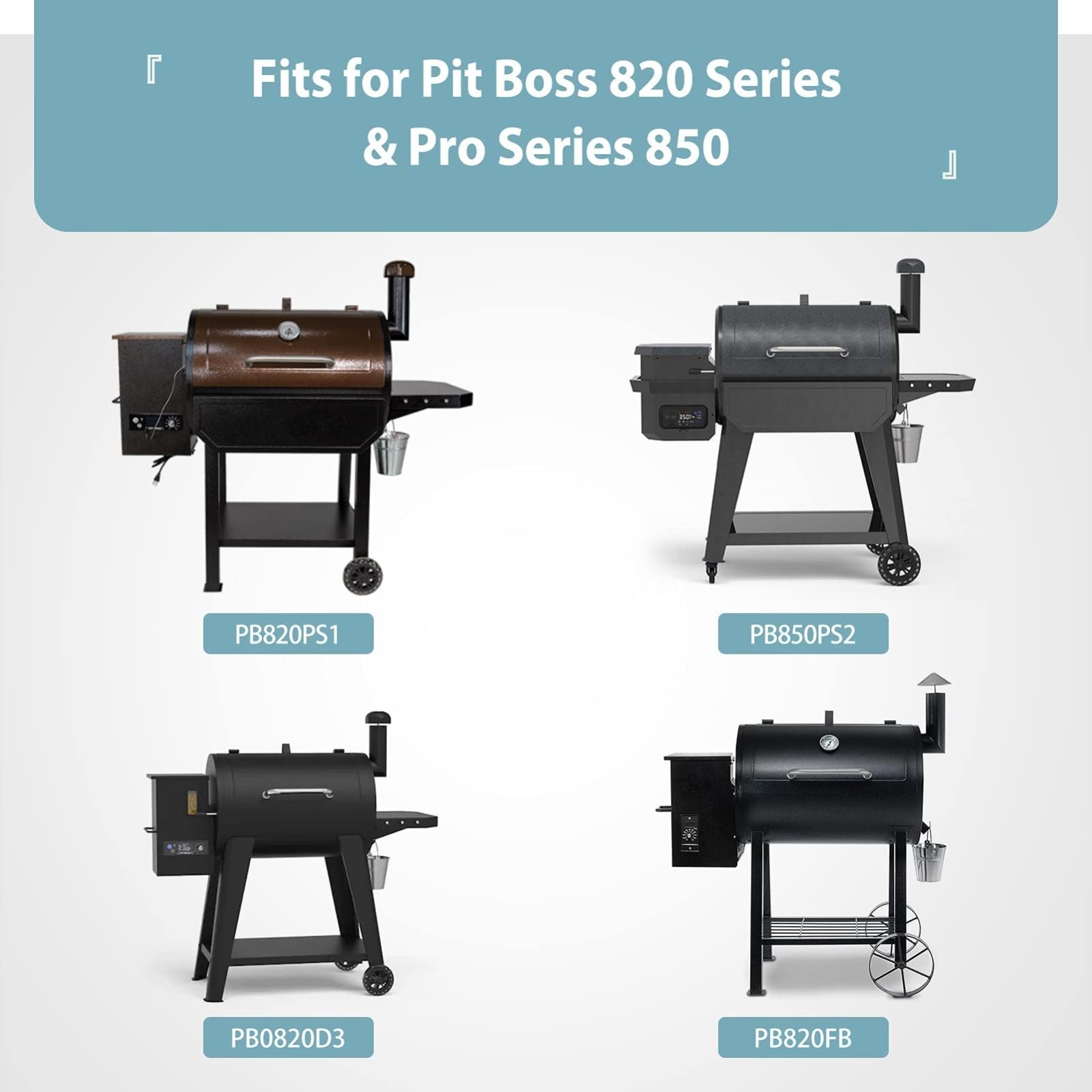 Upgraded Pellet Grill Cover for Pit Boss 820 Series, Pro Series 850, Heavy Duty