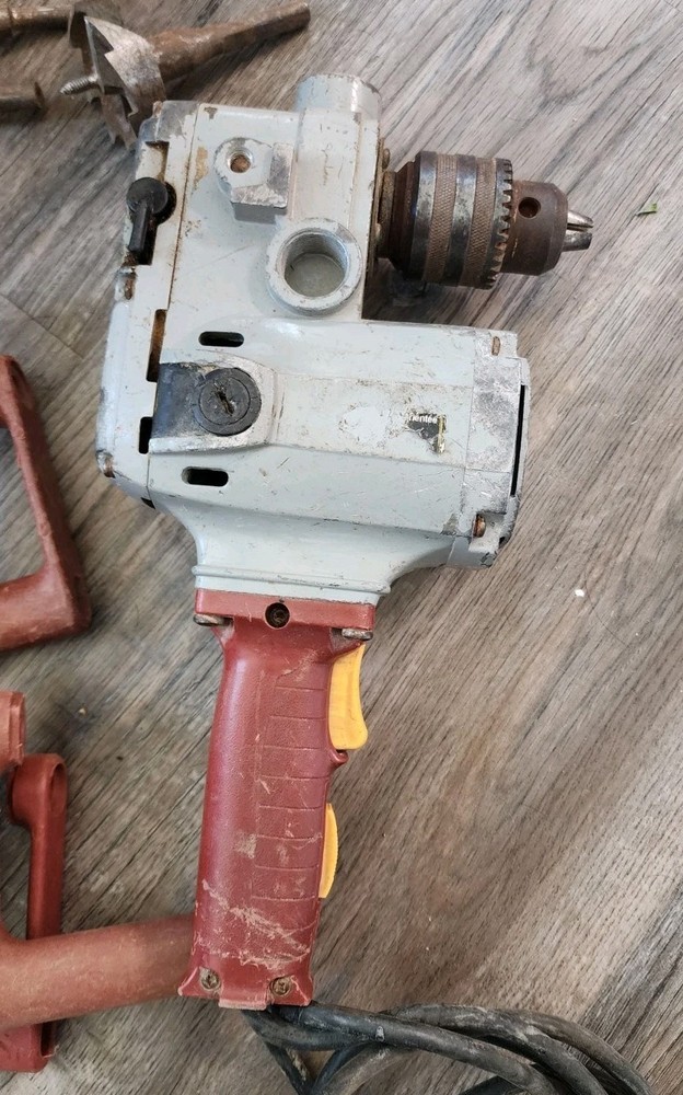 Chicago Electric Power Tools 1/2" Compact Right Angle Drill 97622 w/ ATTACHMENTS