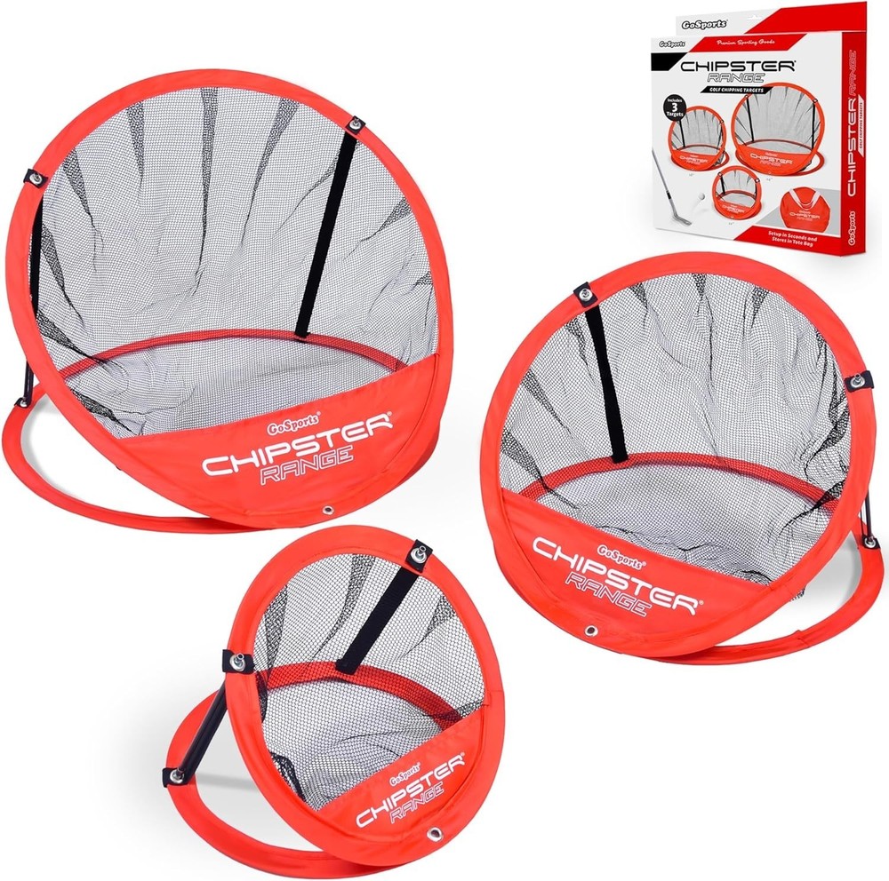 Chipster Pop-Up Golf Chipping Practice Net - Instant Setup & Multiple Targets