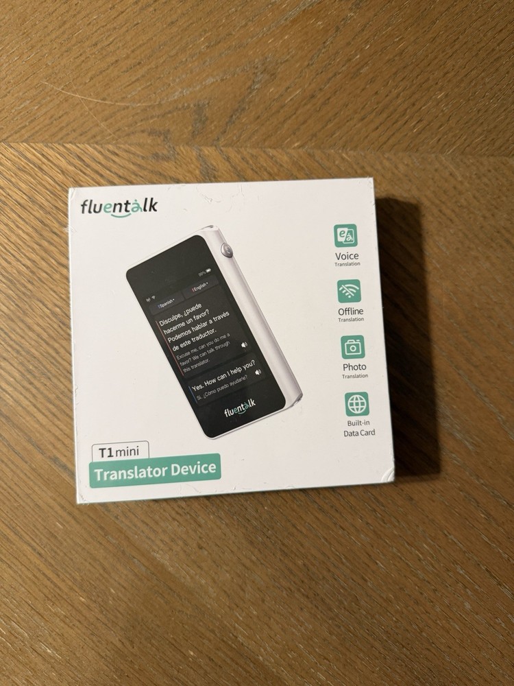 Fluentalk T1 Mini Translator Device 36 Languages
