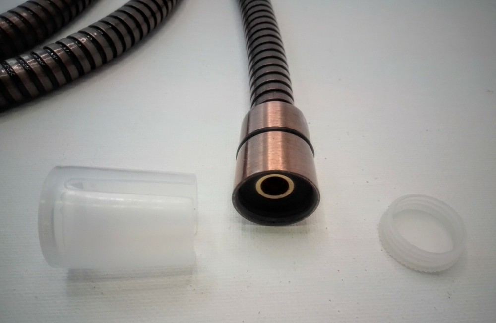 MINDFUL DESIGN - DOUBLE LOCKING SHOWER HOSE - COPPER PLATING 5'