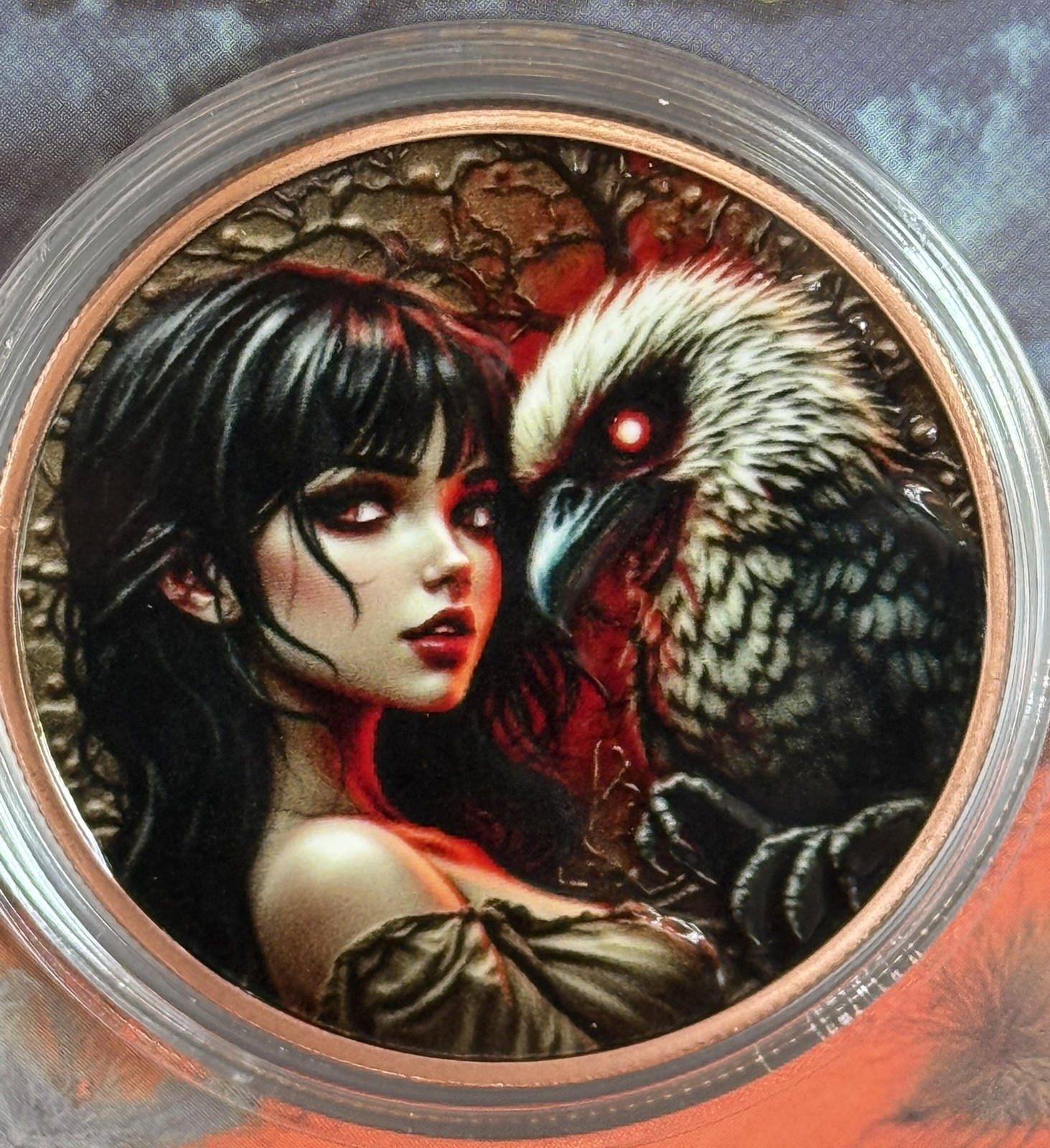 Zombie Vixens 1st Release Kookaburra The Laughing Death 1 oz Copper in card