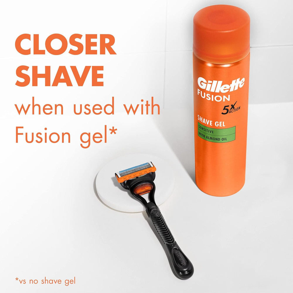 Fusion5 Razor Refills for Men, 4 Razor Blade Refills