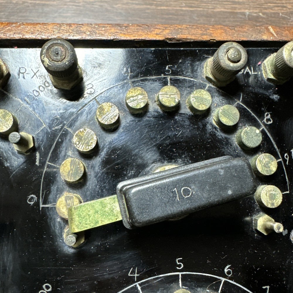 RARE Antique RCA Electrical Test Box Resistance Bridge Decade 237175 Prototype??