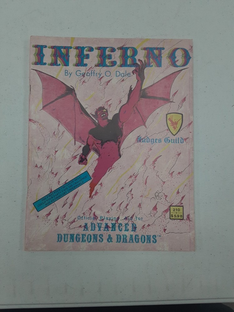 Judges Guild D&D Module Inferno (1st)