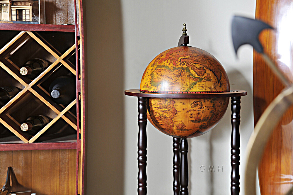 Nautical Globe Bar Table