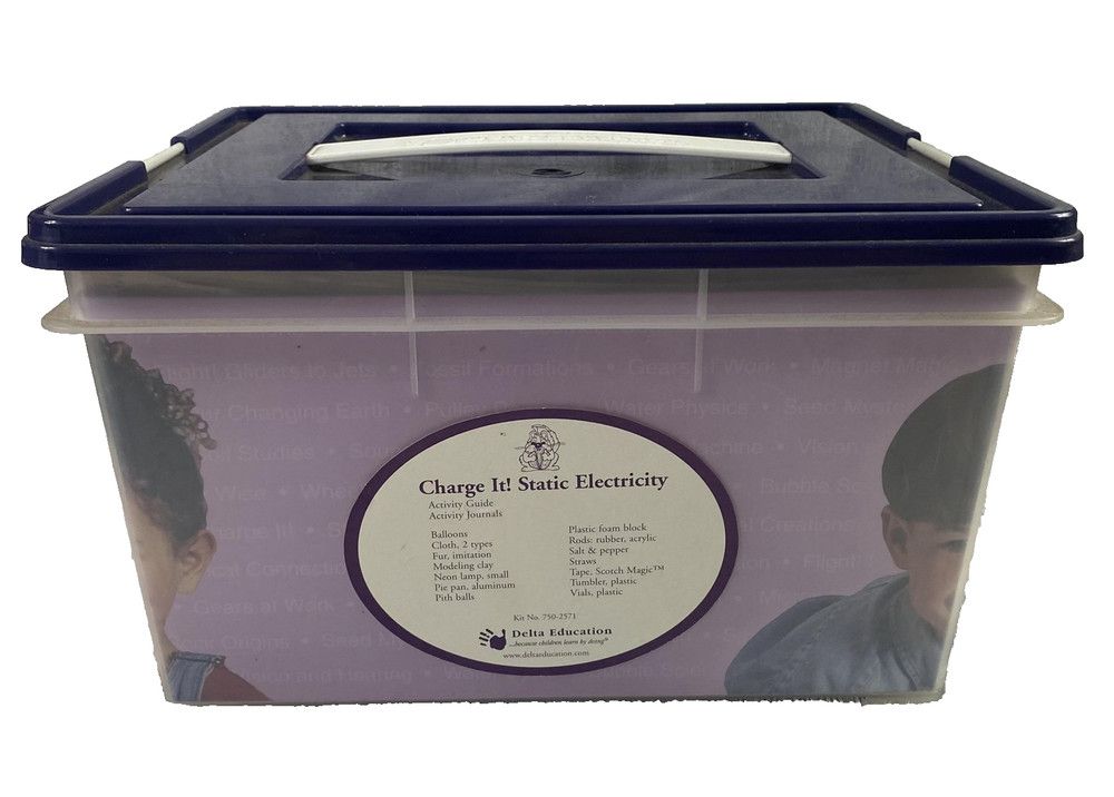 Delta Education Science In A Nutshell Charge It Static Electricity STEM Kit Comp