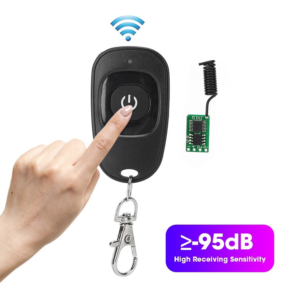 Mini Wireless Switch 3.7V 6V 9V 12V Remote Control Relay Controller Power Rem ❥