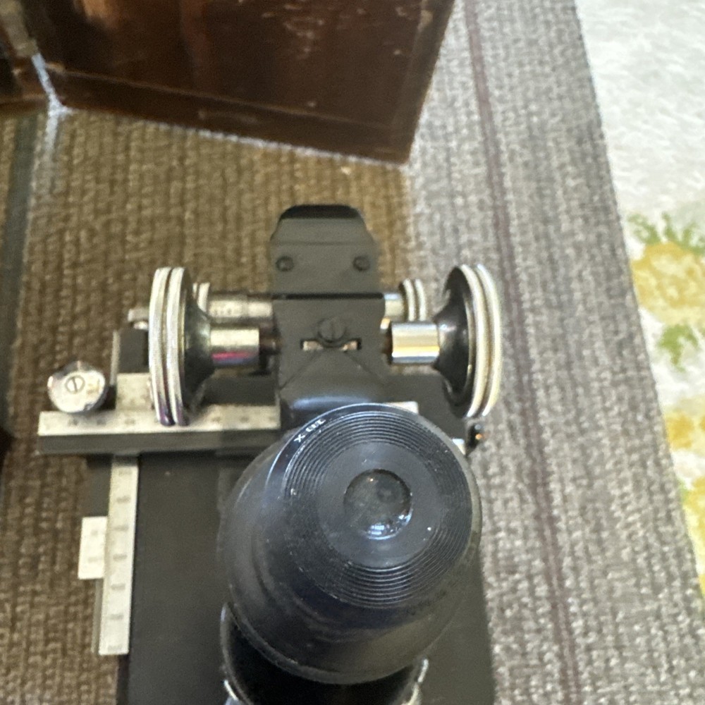 Spencer Buffalo Microscope U.S. NAVY WWII & Storage Box