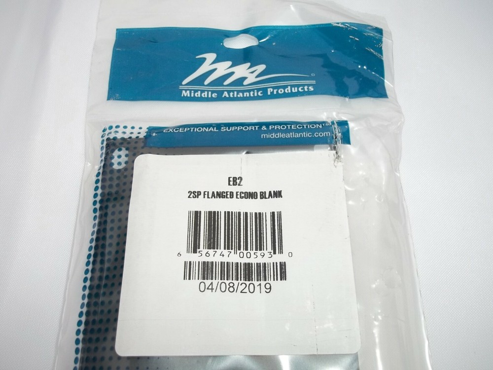 2 - Middle Atlantic EB2 2SP Flanged Econo Blanks