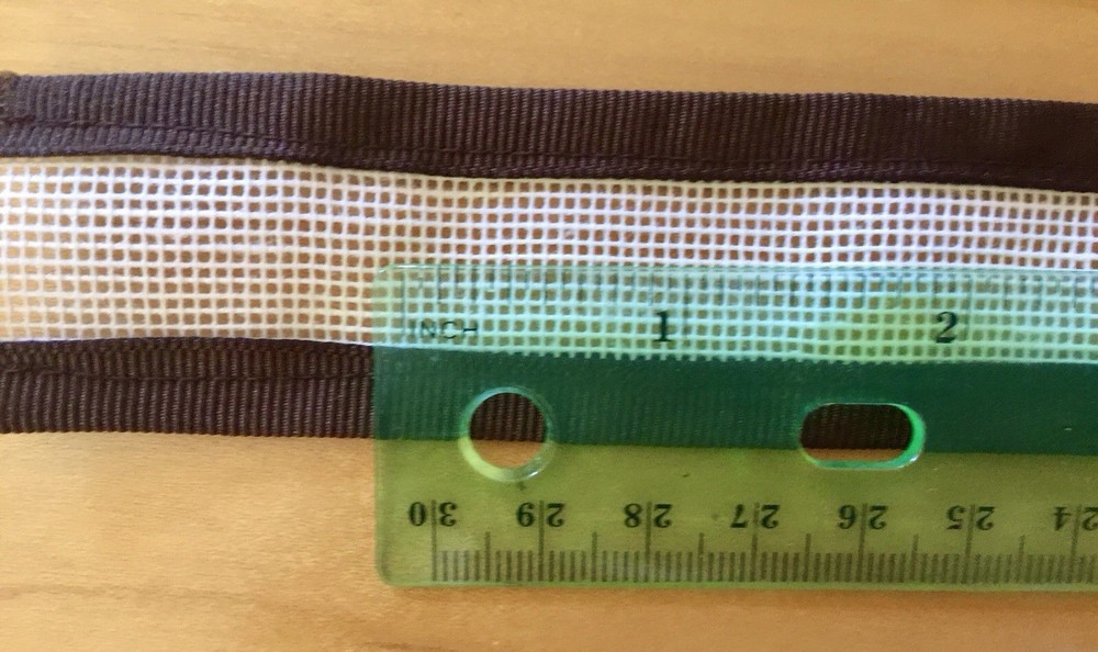 Blank Needlepoint Belt Canvas with Clasp & DMC Perle Cotton Thread