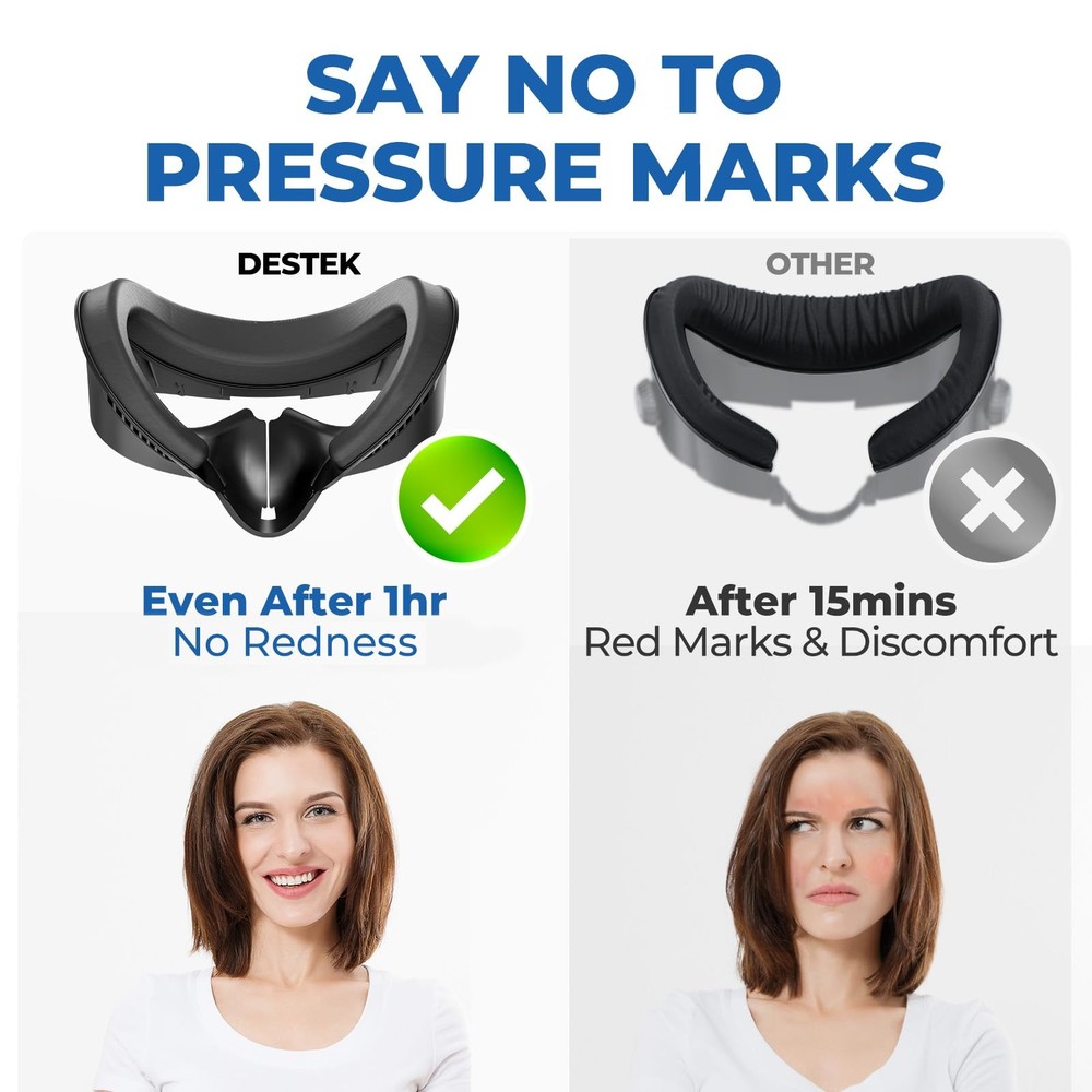 Cooling Face Pad Facial Interface for Meta Quest 3, NOT Compatible with Meta ...