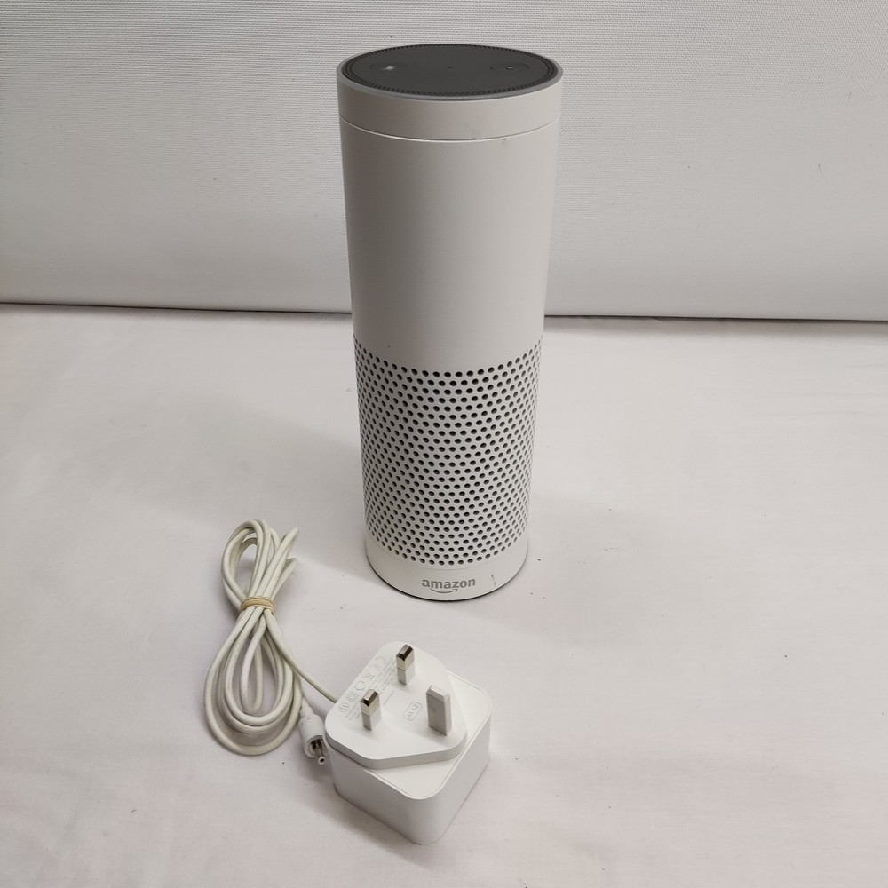 AMAZON ECHO PLUS 1ST GENERATION SMART ASSISTANT ALEXA SPEAKER WHITE SK705DI