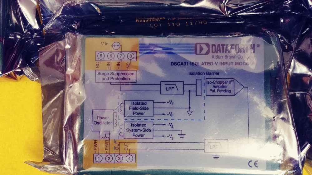 14 Dataforth DSCA Isolated Analog Signal Conditioning Module DSCA31 AC Input