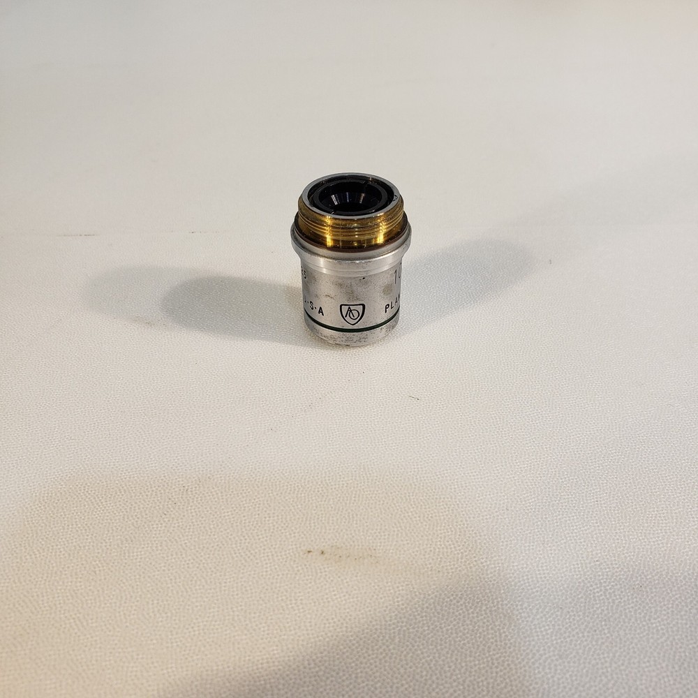 American Optical Plan Achro 10X / .25 Cat. 1019 Microscrope Objective Lens