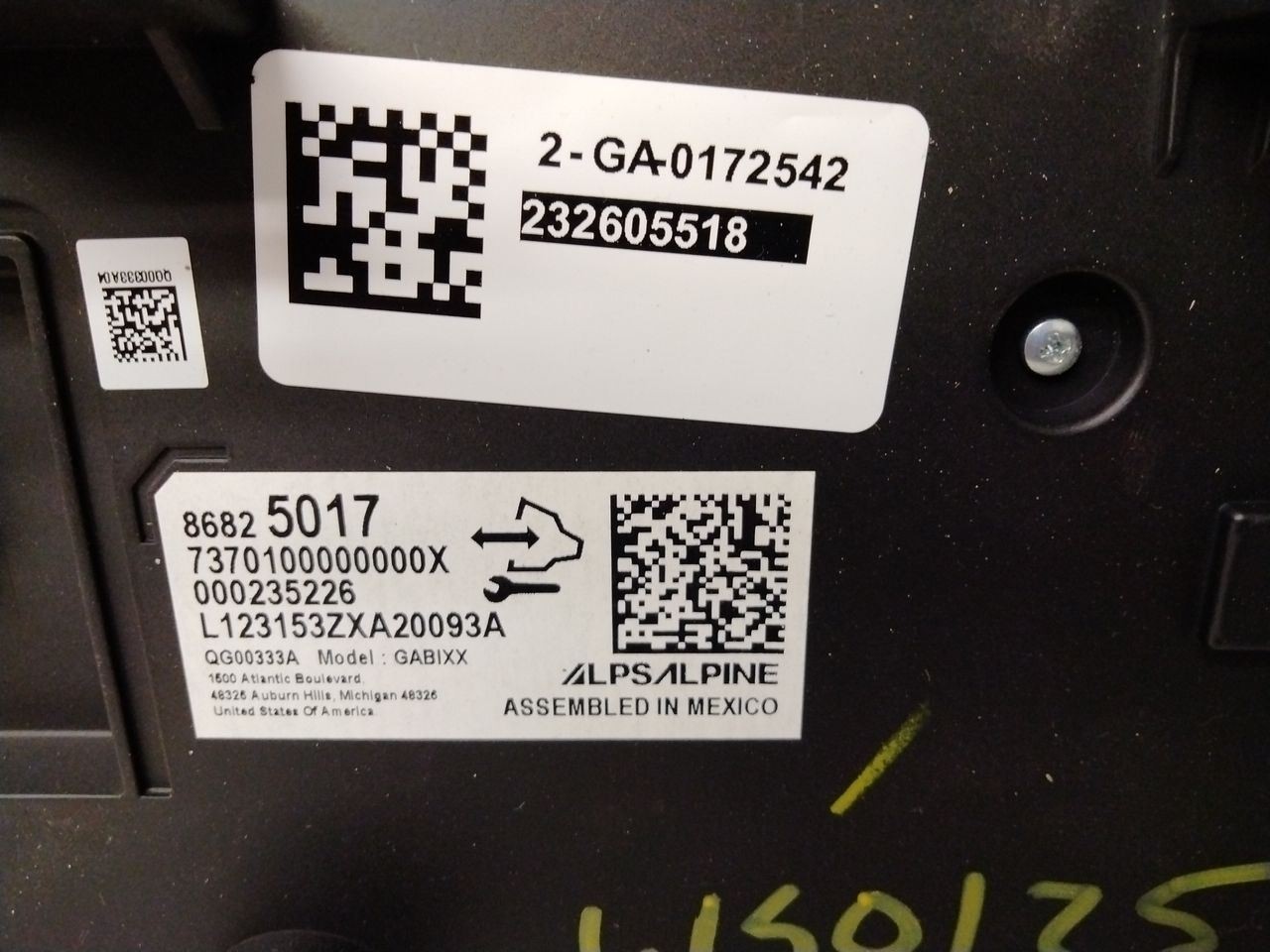 2024 Chevrolet Silverado 3500 Audio Equipment Display Screen 2999516