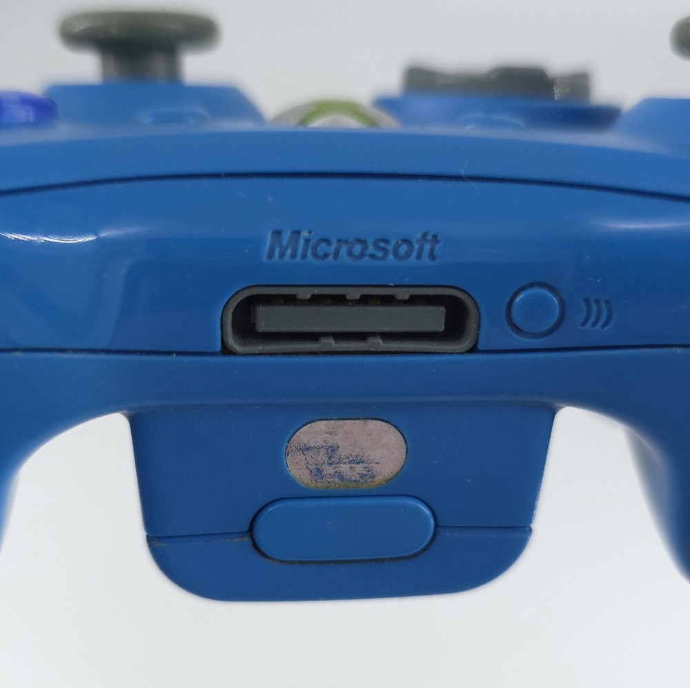 Official OEM Microsoft Xbox 360 Wireless Controller Blue & Gray Limited Edition