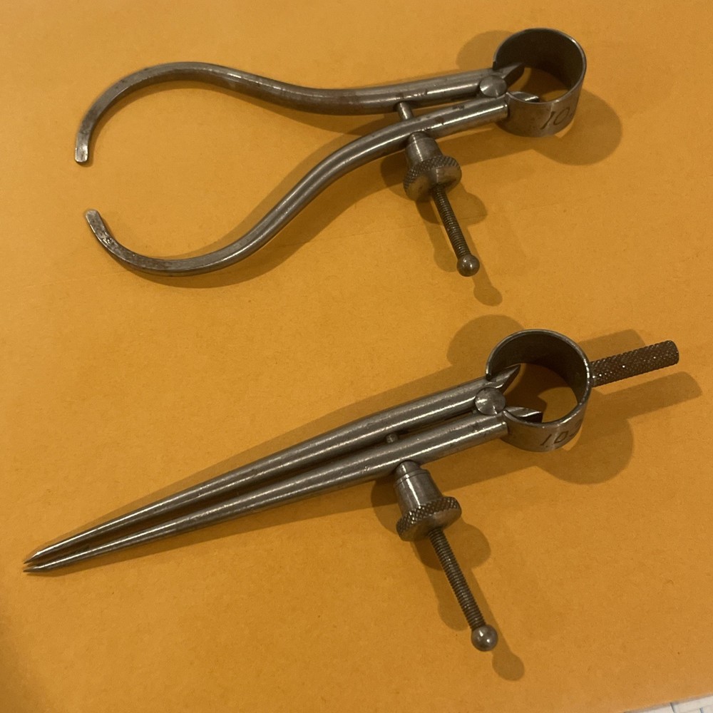 Vintage LUFKIN Two-Piece Precision Tool Lot