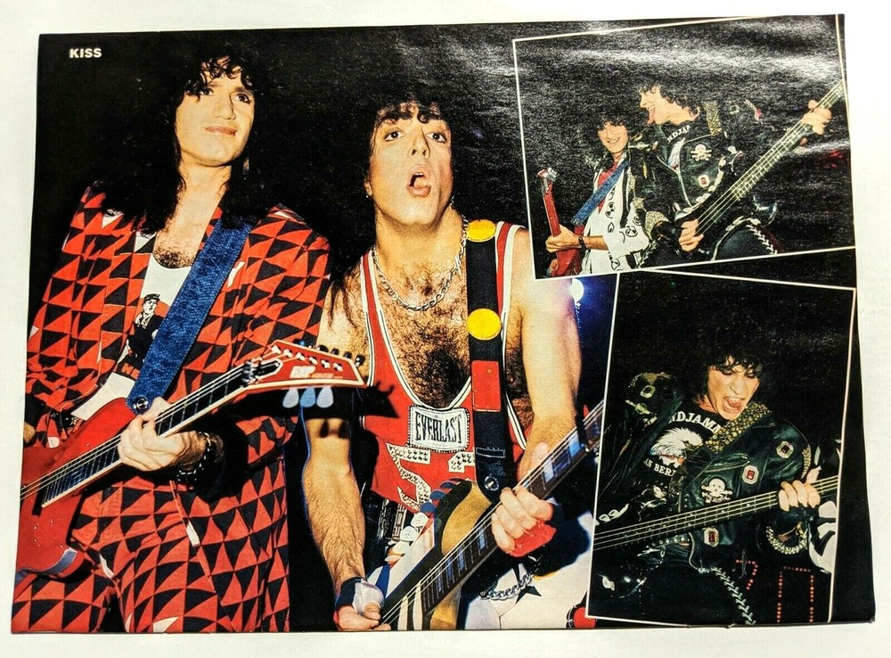 KISS / GENE SIMMONS LIVE MAGAZINE FULL PAGE PINUP POSTER CLIPPING + DVD (C)