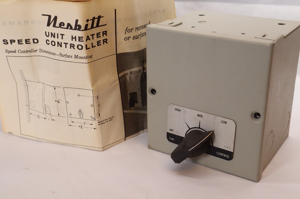 (NEW) NESBITT 110V Unit Heater Speed Controller