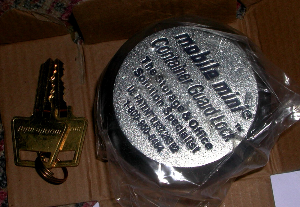 Mobile Mini Storage Guard Lock and Key