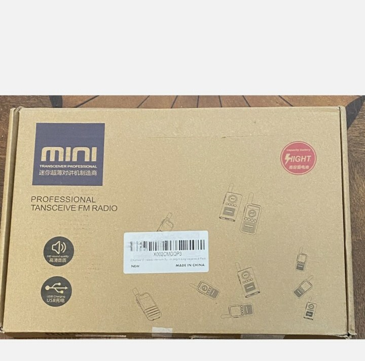 Chunhee Wireless Intercoms for home,camping,hiking,vacation4pack See Description