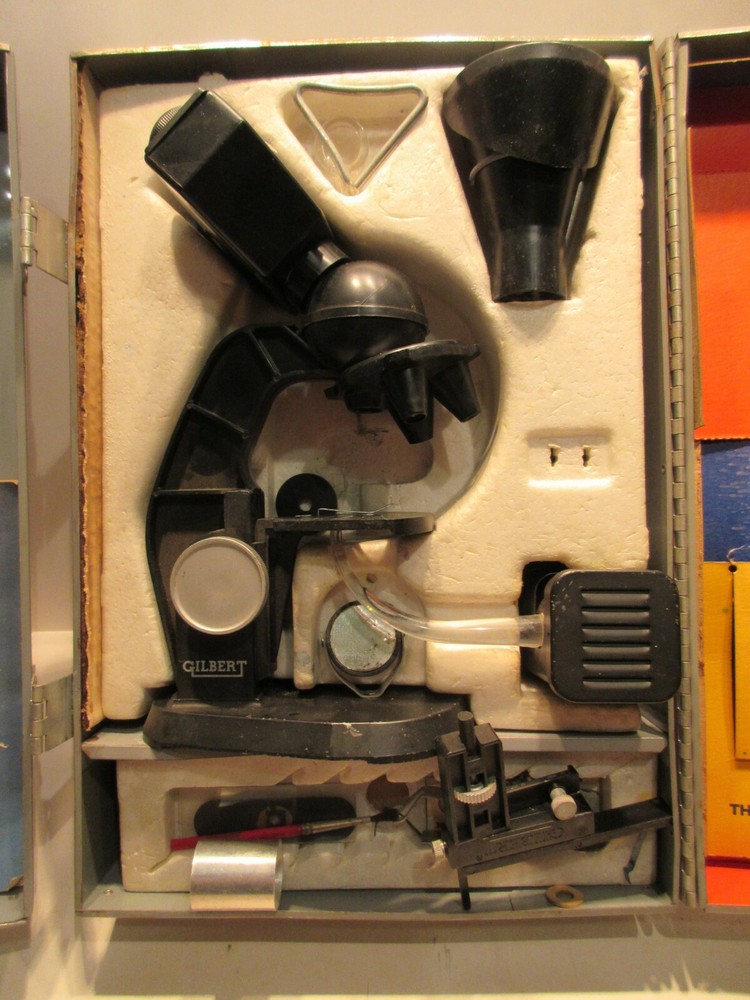 Gilbert 13055 Microscope and Lab Set Not Complete Educational Scientific Chem