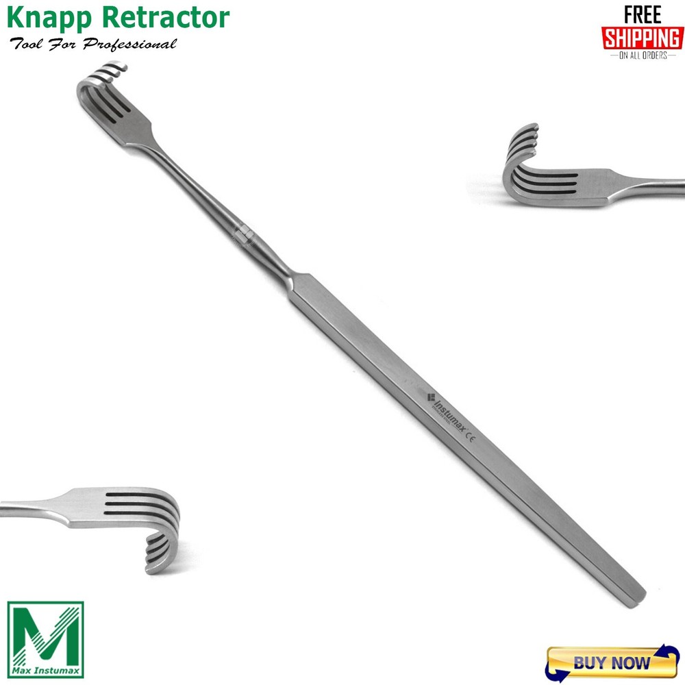 Surgical Knapp Retractor Three Prong Hook Sharp Ophthalmic Surgery Instruments
