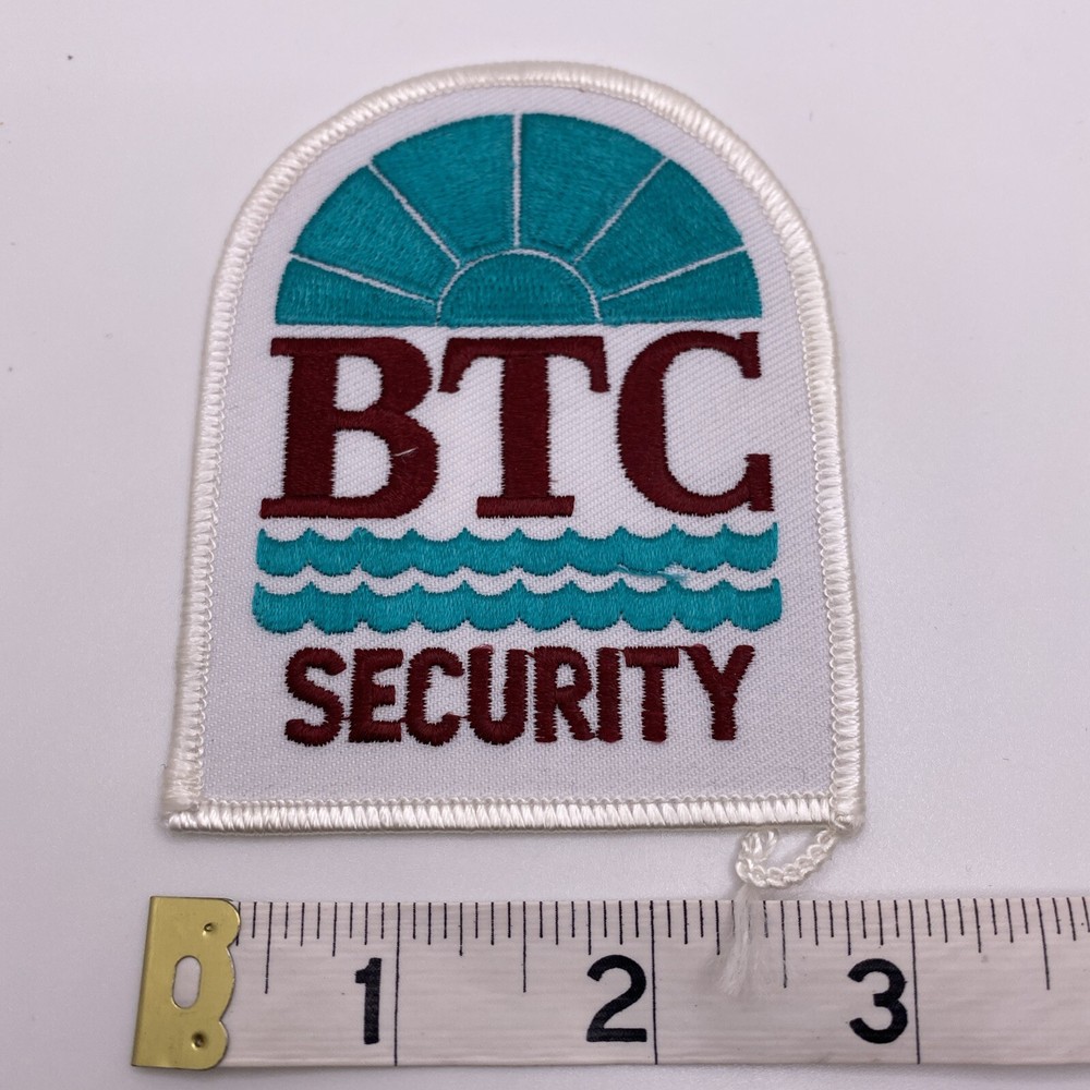 BTC Security, Embroidered Patch Crest Emblem
