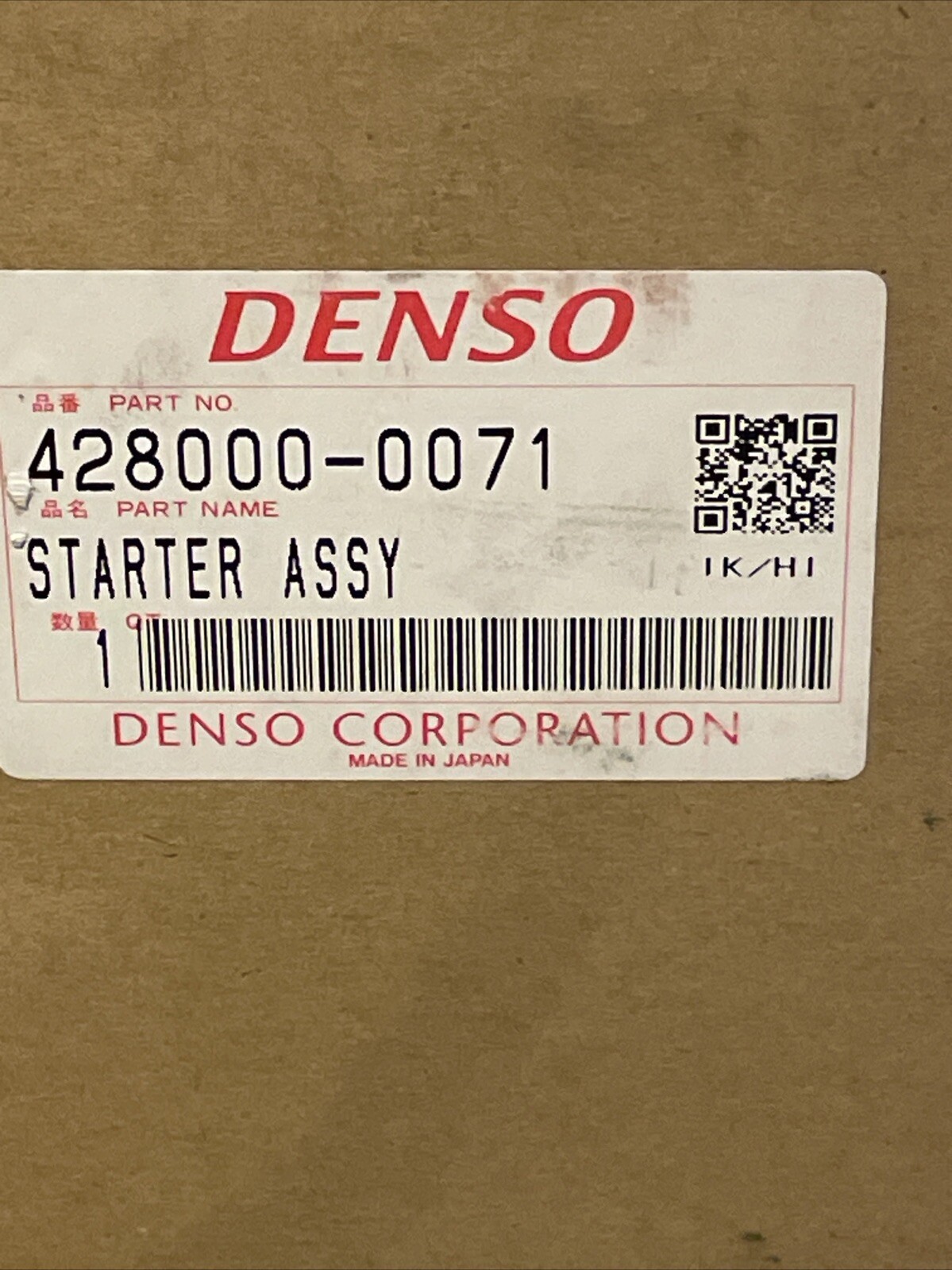 Denso TG428000-0071 Starter 12V R5 International VT-365 6.0L / Navistar V-118
