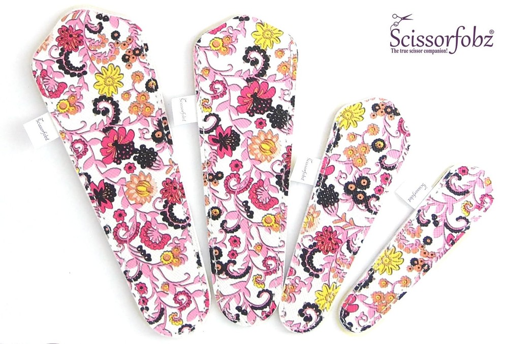 Designer Scissors Sheaths Shears Protective Covers-4 pcs Assorted Size Value ...