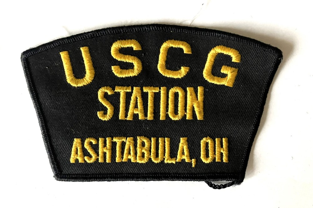 USCG Coast Guard Station Ashtabula baseball cap patch
