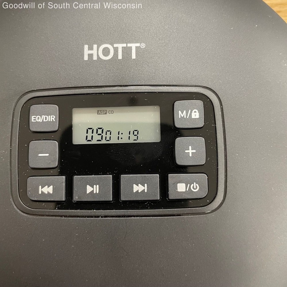 HOTT Portable Personal Compact CD Player, Model CD-204