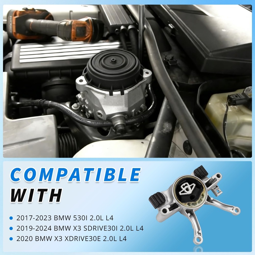 22116877659 Engine Motor Mount & Transmission Mount Kit Compatible with 2017-...