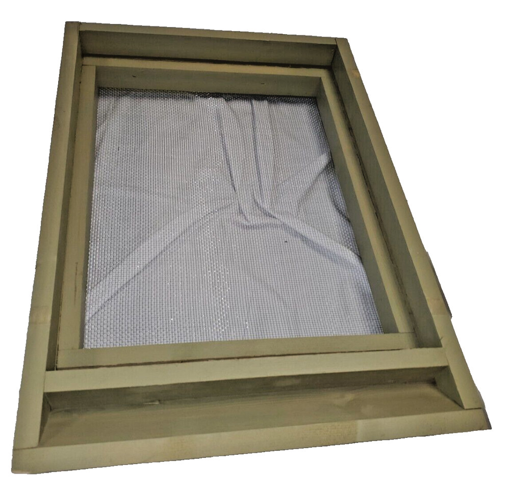 BizzyBee 4 pack Langstroth Bee Hive 10 Frame Blemished Bottom Screened Board