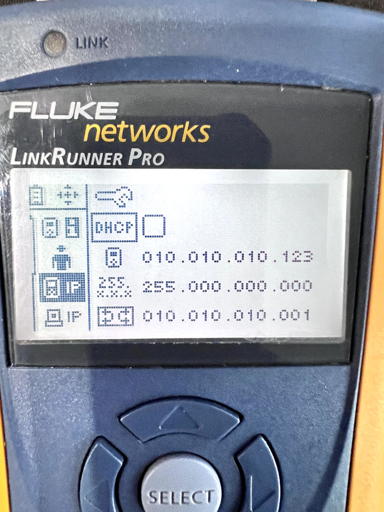 Fluke Networks LinkRunner Pro Network Multimeter + IntelliTone 200 Probe + Case