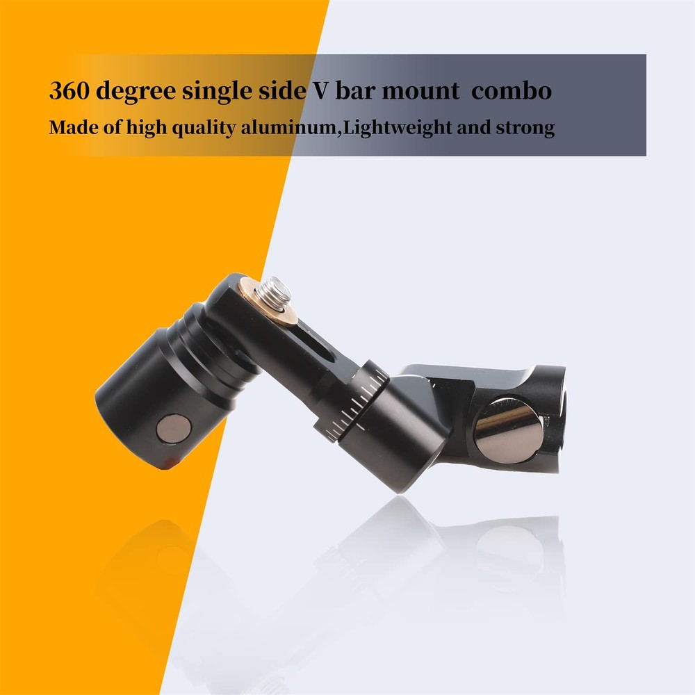 High-Performance Adjustable Single-Sided Bipolar V-bar Composite Bow stabiliz...