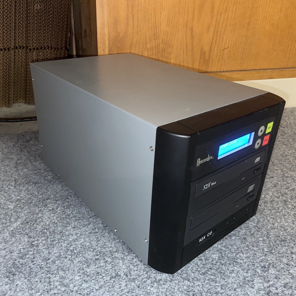 Recordex 52x Max CD Duplicator Single One-to-One Copier Rx - see Description