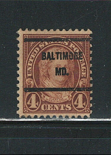 US Baltimore MD Precancel single Stamp (used)
