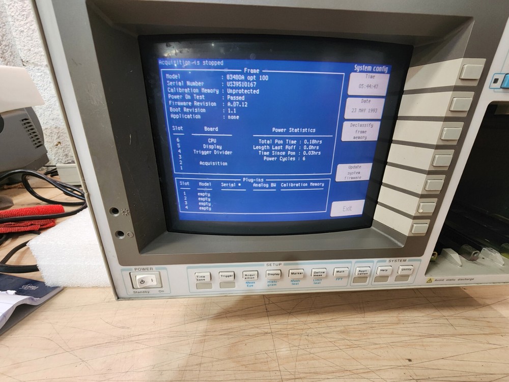 HP/Agilent 83480A Option 100 Digital Communications Analyzer