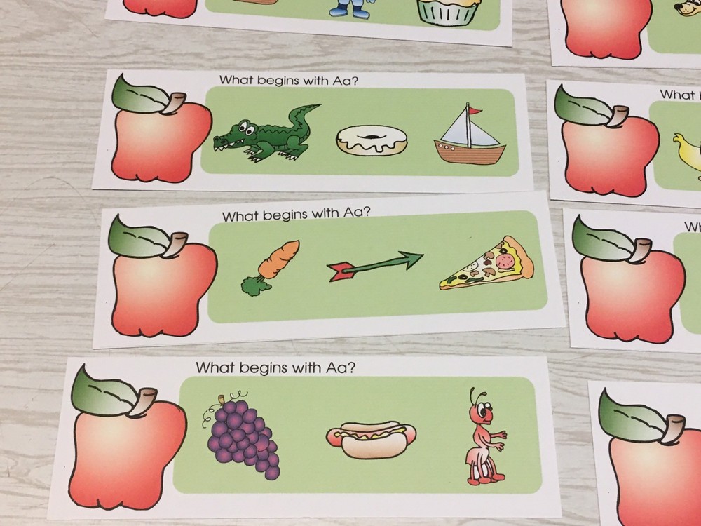Letter Aa- What Begins With Aa - Laminated Activity Set - Reading Ready