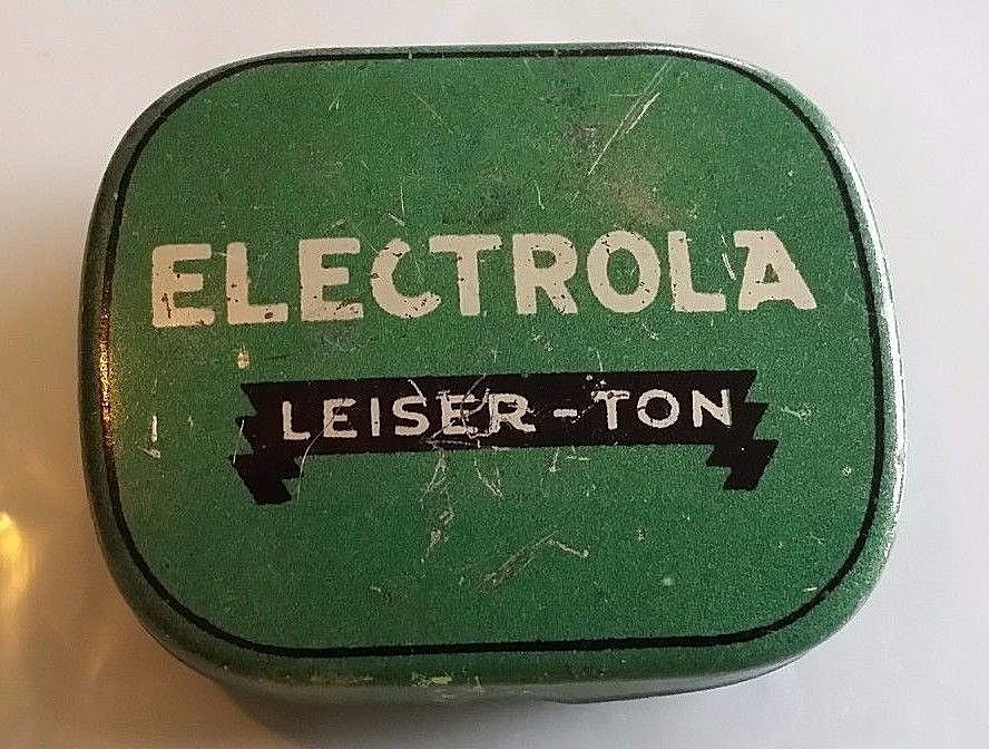 PG192 - Gramophone needles ELECTROLA LEISER TON box gramophone tips EMPTY