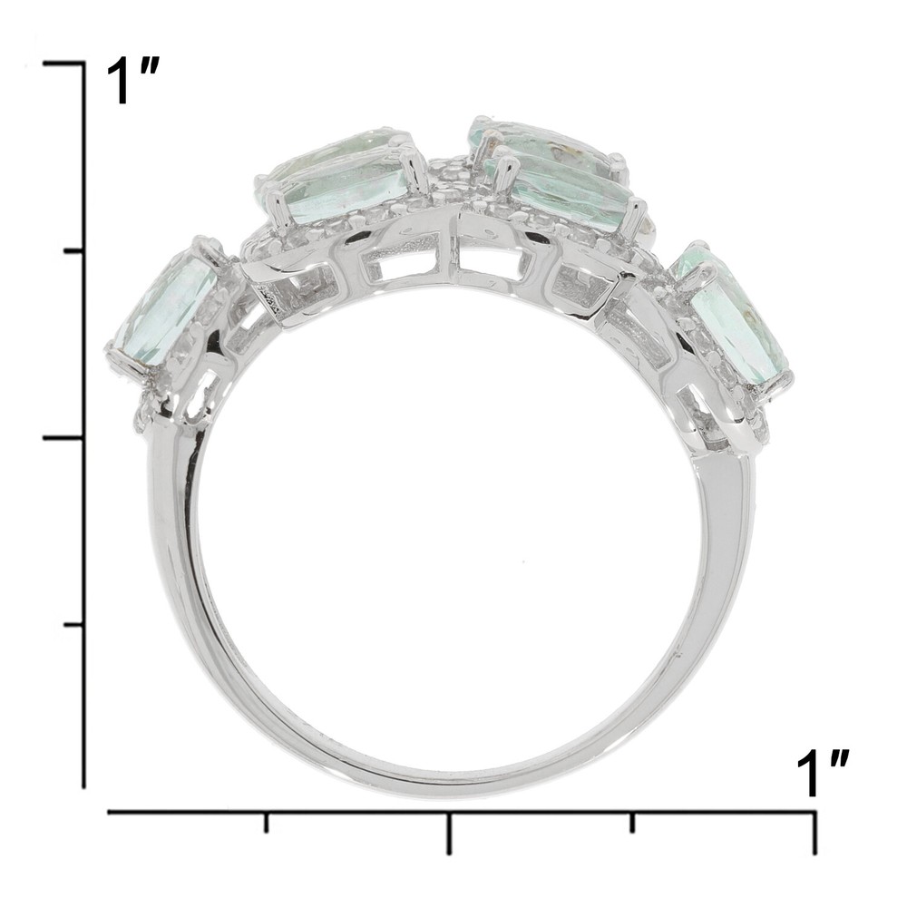Sterling Silver Semi Mount Ring Setting Oval OV 6X4mm Solid