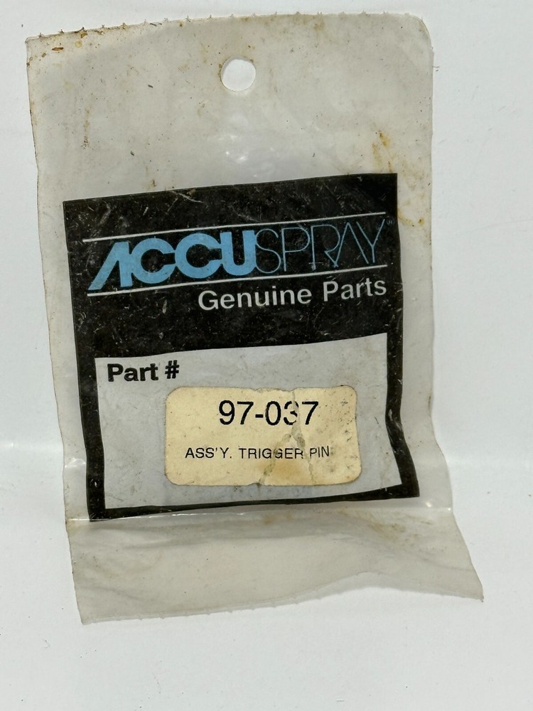 AccuSpray 97-037 Trigger Pin Assembly for Spray Gun