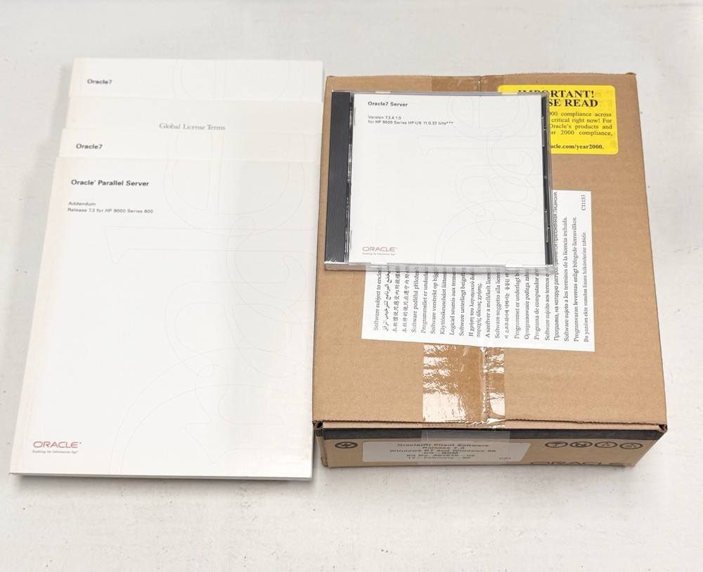 Vintage Oracle Client Software Release 7.3 Windows NT, Windows 95 CD-ROM KIT